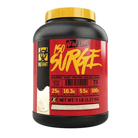 Mutant, Iso Surge, Vanilla Ice Cream 5 lbs Mutant
