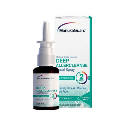 Manuka Guard, Medical Grade Manuka Deep Allercleanse Nasal Spray, 1.35 Oz Manuka Guard