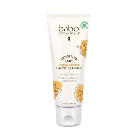 Babo Botanicals, Sensitive Baby Daily Hydra Lotion, Fragrance Free, 8 Oz Babo Botanicals
