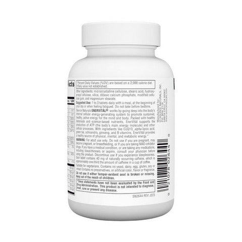 Source Naturals, Enervital, 60 Tabs Source Naturals
