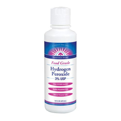 Heritage Store, Hydrogen Peroxide Fragrance Free, 16 Oz Heritage Store