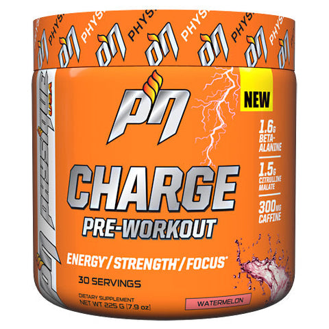 Physique Nutrition, Charge Pre Workout, Watermelon 30 Servings Physique Nutrition