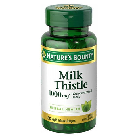 Nature's Bounty, Milk Thistle, 1000 mg, 24 X 50 Softgels Nature's Bounty