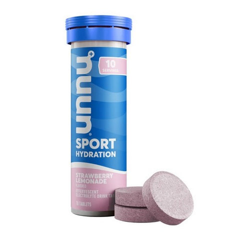 Nuun, Natural Electrolyte Enhanced, Strawberry Lemonade 10 Tabs Nuun