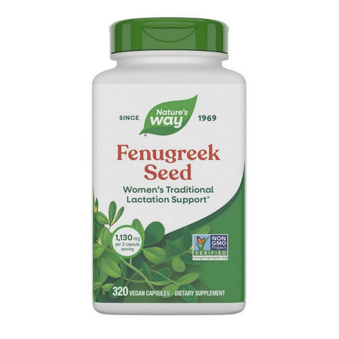 Fenugreek Seed 320 Veg  Caps by Nature's Way