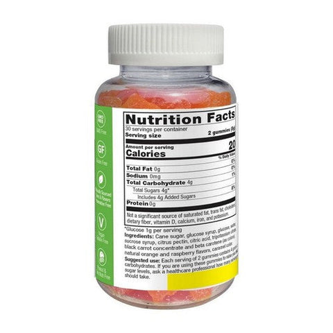 Yum-V's, Glucose Gummies Great Fruit Flavors, 60 Count