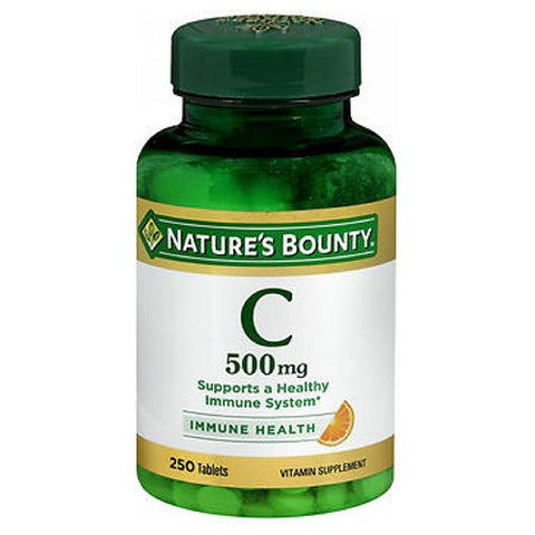 Nature's Bounty, Nature's Bounty Pure Vitamin C, 500 mg, 24 X 250 Tabs Nature's Bounty