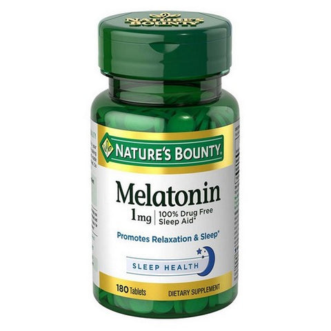 Nature's Bounty Melatonin Natural Sleep Aid 24 X 180 Tabs by Nature's Bounty