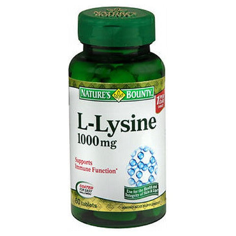 Nature's Bounty, L-lysine, 1000 mg, 24 X 60 Tabs Nature's Bounty