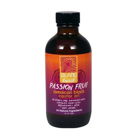 Island Twist, Jamaican Black Castor Oil, Passion Fruit 4Oz Island Twist