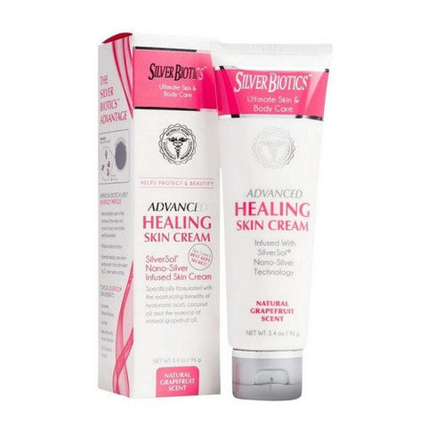 Silver Biotics (American Biotech Labs), Nano Silver Advanced Healing Skin Cream Grapefruit Scent, 3.4 Oz Silver Biotics (American Biotech Labs)