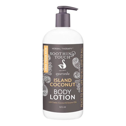 Soothing Touch, Island Coconut Body Lotion, 32 Oz Soothing Touch