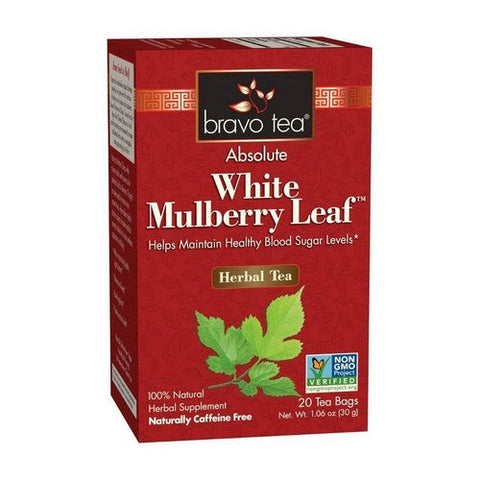 Bravo Tea & Herbs, Absolute White Mulberry Leaf Tea, 20 bags Bravo Tea & Herbs