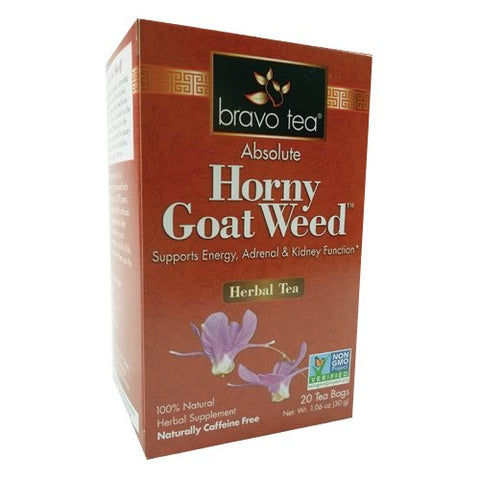 Bravo Tea & Herbs, Absolute Horny Goat Weed Tea, 20 bags Bravo Tea & Herbs