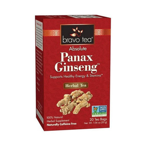 Bravo Tea & Herbs, Absolute Panax Ginseng Tea, 20 bags Bravo Tea & Herbs