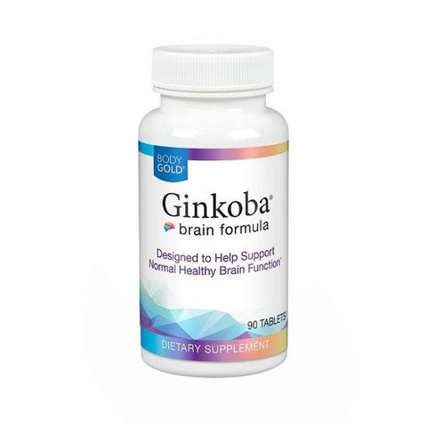 Body Gold, Ginkoba Brain Formula, 90 Tabs
