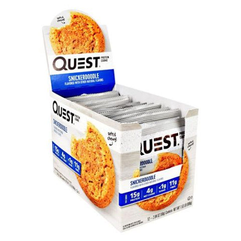 Quest Nutrition, Quest Protein Cookie, Snickerdoodle 12 Count Quest Nutrition