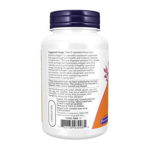 Now Foods, Biocell Collagen, 120 Veg Caps Now Foods