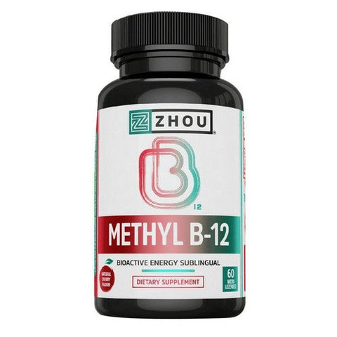 Zhou Nutrition, Methyl B12 5000, 60 Lozenges Zhou Nutrition