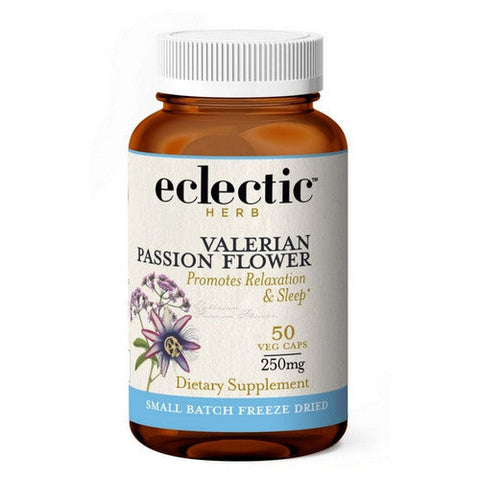 Eclectic Herb, Valerian-Passion Flower, 550 Mg, 50 Caps Eclectic Herb
