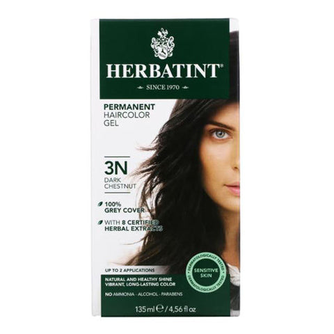 Herbatint, Herbatint Permanent Dark Chestnut (3n), 4.56 Oz Herbatint