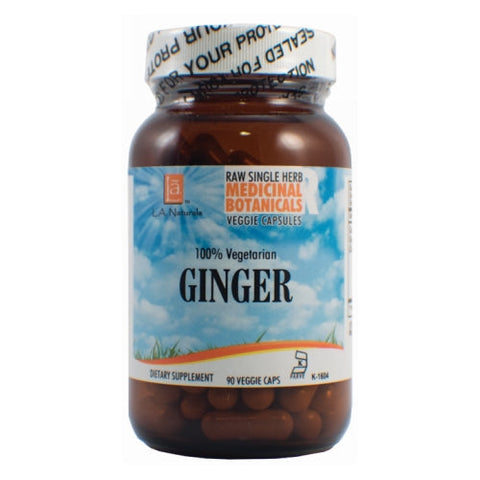L. A .Naturals, Ginger Raw Herb, 90 Veg Caps L. A .Naturals