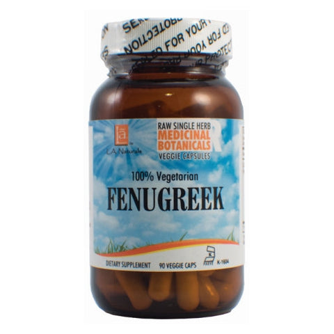 L. A .Naturals, Fenugreek Raw Herb, 90 Veg Caps L. A .Naturals