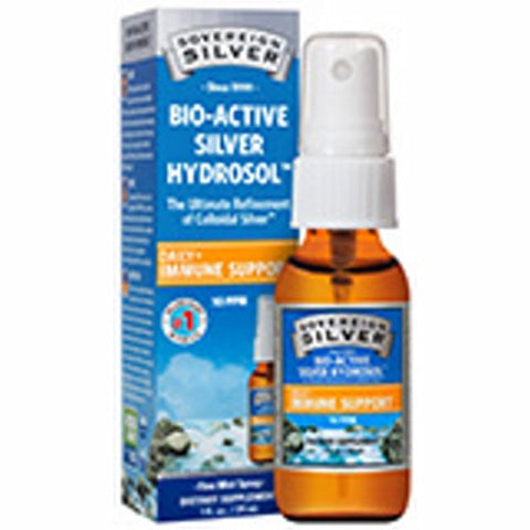 Sovereign Silver, Bio-Active Silver Hydrosol, 10 PPM, Fine Mist Spray 1 Oz Sovereign Silver