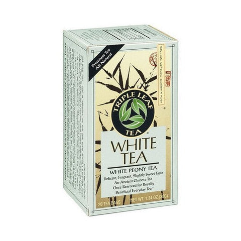 Triple Leaf Tea, White Tea, 20 Bags Triple Leaf Tea