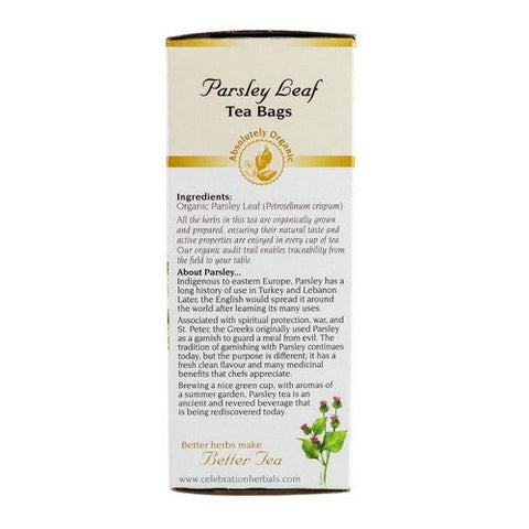 Celebration Herbals, Organic Parsley Leaf Tea, 24 Bags Celebration Herbals