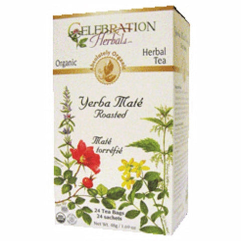 Celebration Herbals, Organic Yerba Mate Roasted Tea, 24 Bags Celebration Herbals