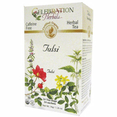 Celebration Herbals, Organic Tulsi Rama Tea, 24 Bags Celebration Herbals