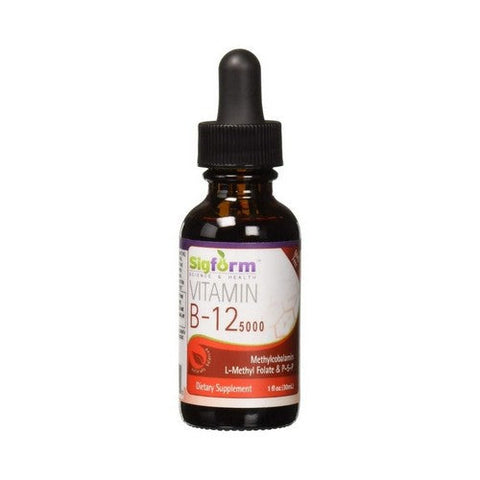 Sigform, Vitamin B12, 5000 mcg, 1 Oz Sigform