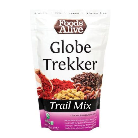 Foods Alive, Organic Globe Trekker Trail Mix, 8 Oz Foods Alive
