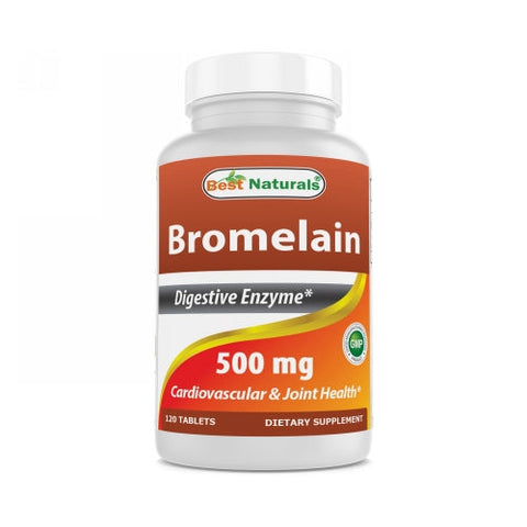 Best Naturals, Bromelain, 500 mg, 120 Tabs Best Naturals