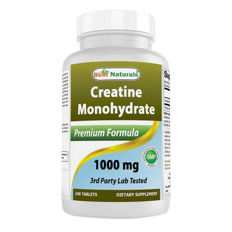 Best Naturals, Creatine Monohydrate, 1000 mg, 240 Tabs Best Naturals