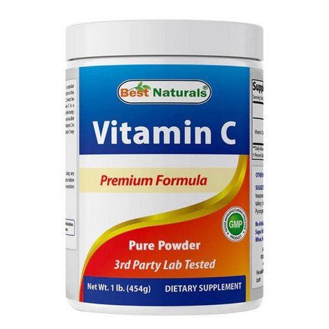 Best Naturals, Vitamin C Powder with Ascorbic Acid, 1 lb Best Naturals
