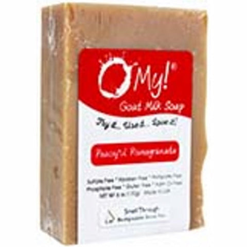 O MY!, Goat Milk Soap, Peaceful Pomegranate 6 Oz O MY!