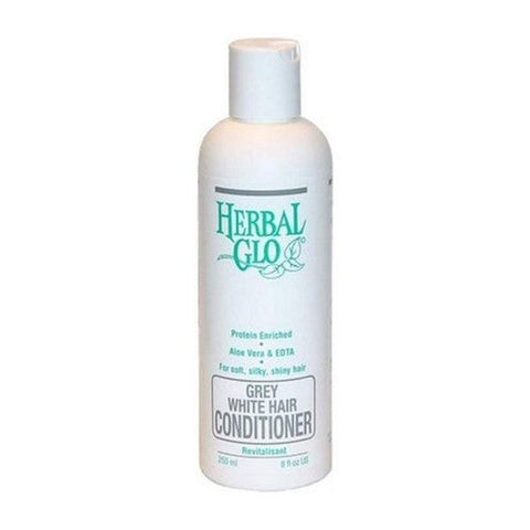 Herbal Glo, Grey White Hair Conditioner, 8 Oz Herbal Glo