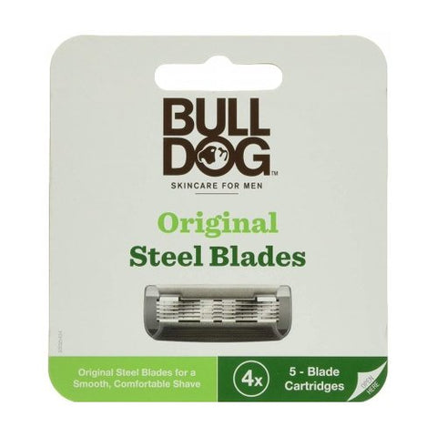 Bulldog Natural Skincare, Original Steel Blade Refill, 1 Each Bulldog Natural Skincare