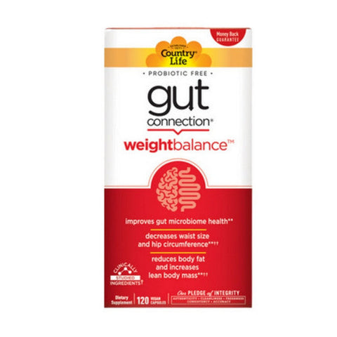 Country Life, Gut Connection Weight Balance, 120 Caps Country Life