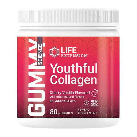 Life Extension, Youthful Collagen Cherry, 80 Gummies Life Extension