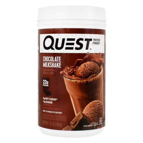 Quest Nutrition, Protein Powder, Chocolate Milkshake 1.6 lbs Quest Nutrition