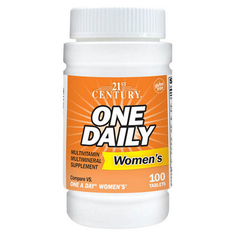 21st Century, One Daily Women's Multivitamin Multimineral Supplement, 100 Tabs 21st Century