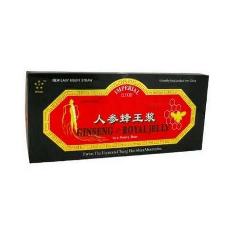 Imperial Elixir / Ginseng Company, Ginseng And Royal Jelly Vials, 10x10 Cc Imperial Elixir / Ginseng Company