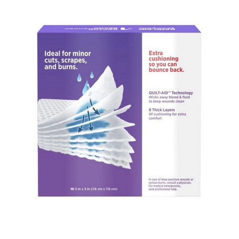Band-Aid, Cushion-Care Gauze Pads Medium 3 X 3 Inch, 25 Each Band-Aid