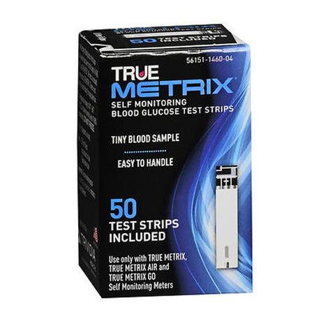True Metrix, Self Monitoring Blood Glucose Test Strips, 50 Count True Metrix