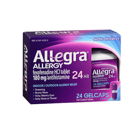 Allegra, Allergy 24 Hr Gelcaps, 24 Caps Allegra