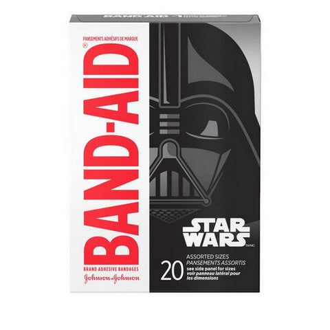 Band-Aid, Star Wars Adhesive Bandages Assorted Sizes, 20 Each Band-Aid