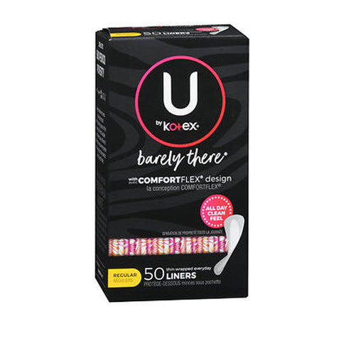 U By Kotex, Barely There Wrapped Everyday Liners, 50 Each U By Kotex